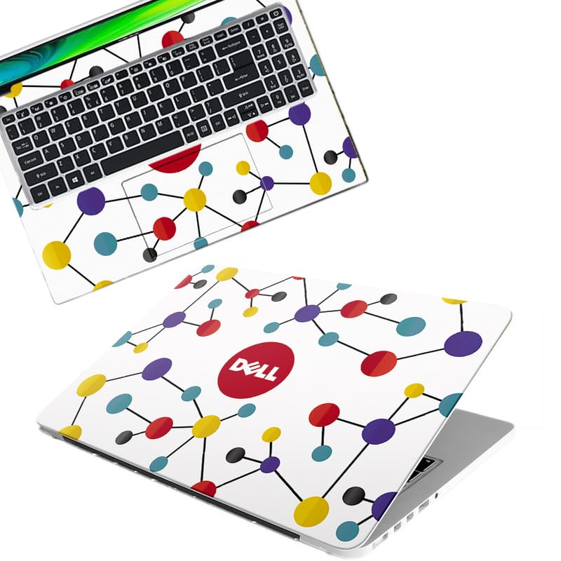 Image of Galaxsia DSGN 289 Full Body Laptop Skin Bubble-Free| Laminated & Removable | HD Quality Sticker for Laptops Upto 15.6 Inches Compatible with DELL