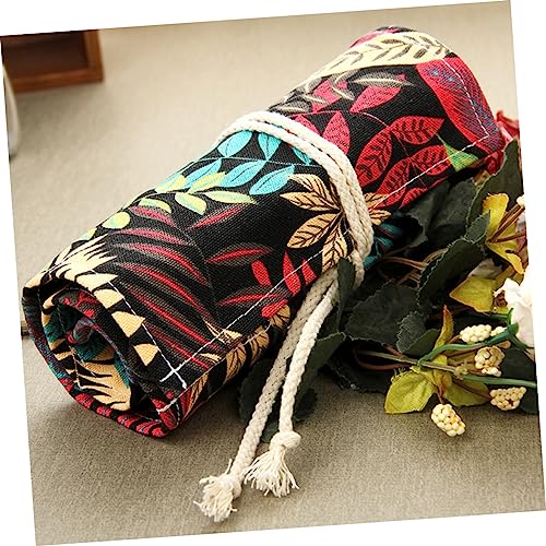 Image of STOBOK 72 Slots Pencil Wrap Pencil Rolls Pencil Organizer Pencil Storage Wrap Pencil Case Roll up Pencil Bag Holder Motivation to Organize Pencils Pen Wrap Pencil Wrap Case High Capacity Packing Box