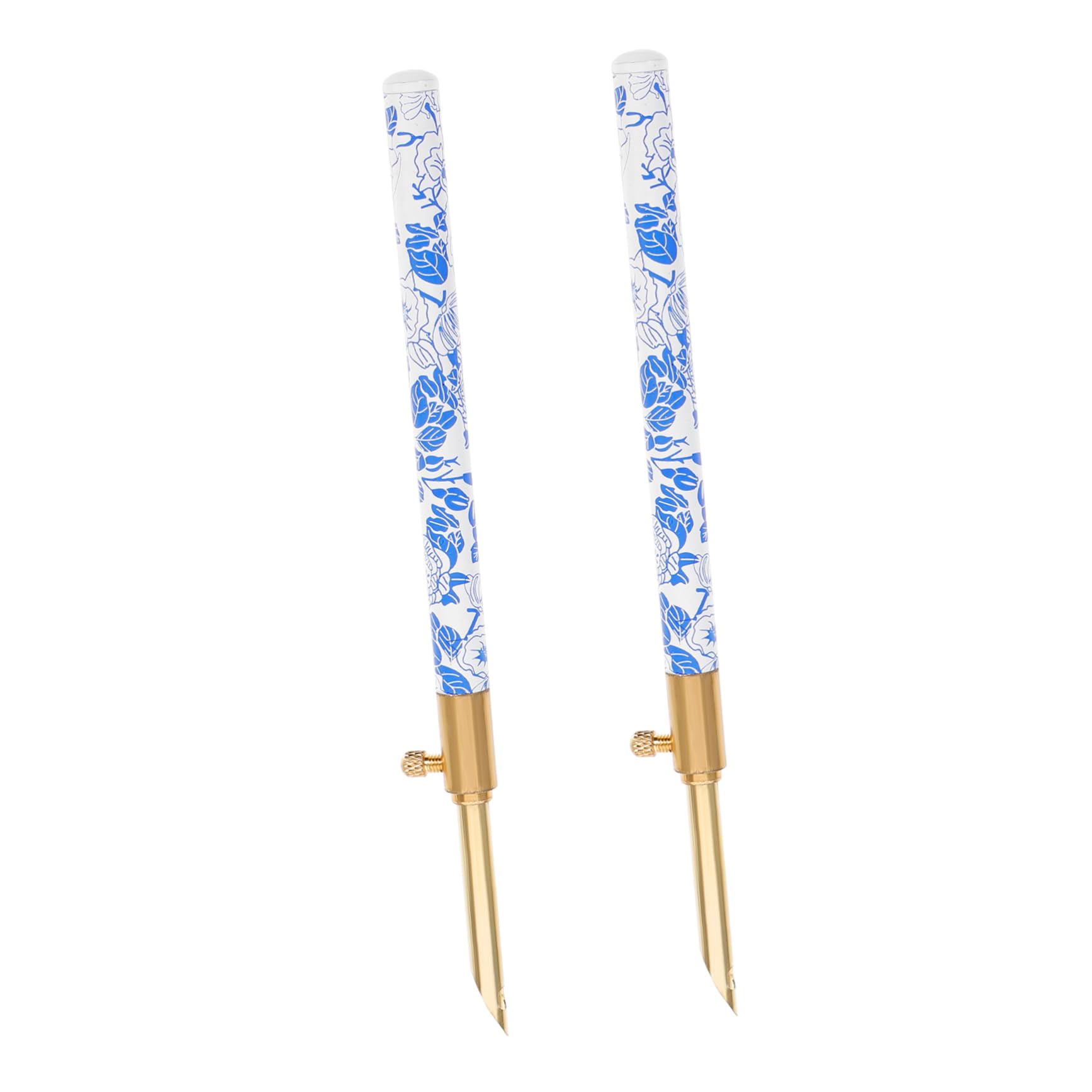 LALAFINA 2pcs Metal Punch Needle Set for Embroidery Punch Embroidery Kit h Hoop Accessories