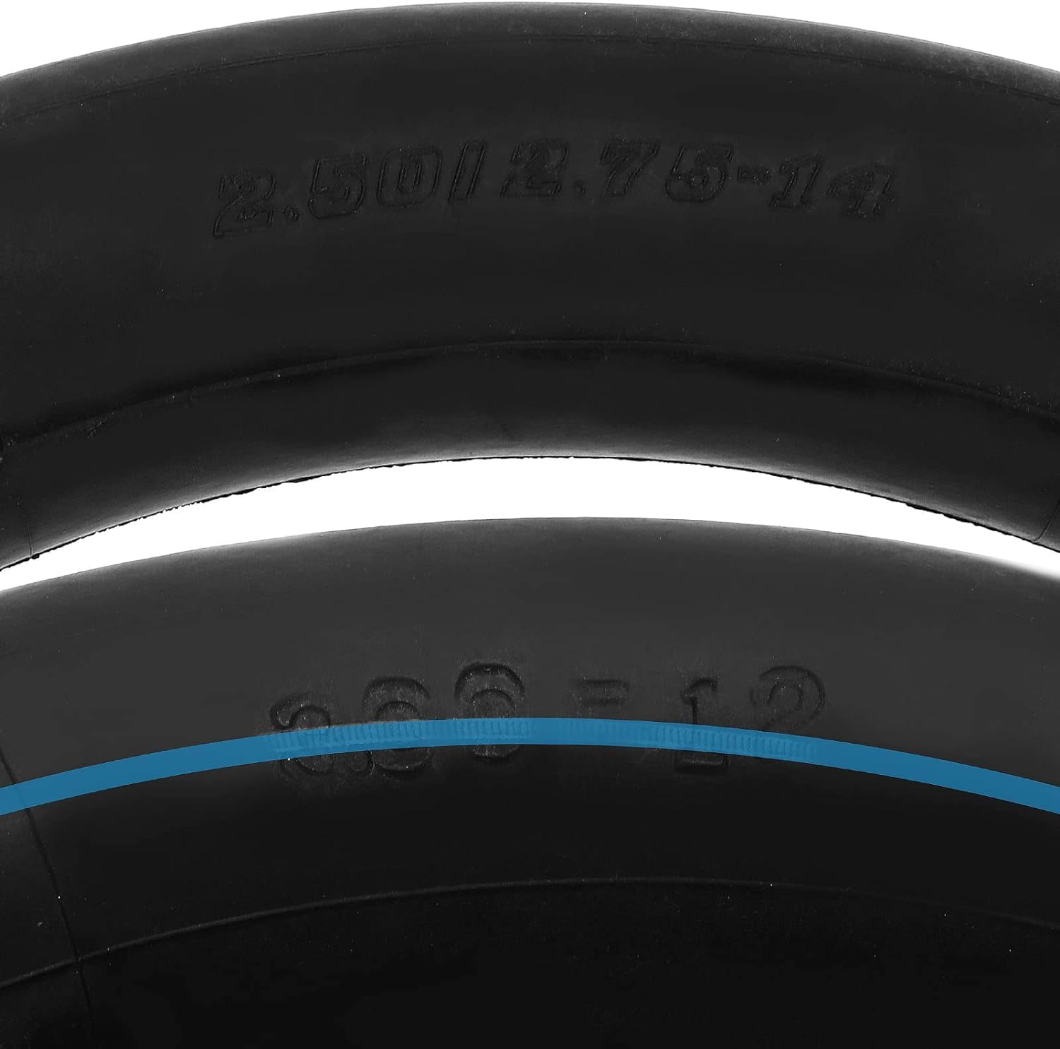 2.50/2.75-12 (60/100-12") Heavy Duty Mini Dirt Bike Inner Tube with TR4 Valve Stem Straight for 70cc 90cc 110cc 125cc CRF70 XR CRF 70 KLX 110 DRZ 110 TTR 90 Pit Dirt Bike 2PCS