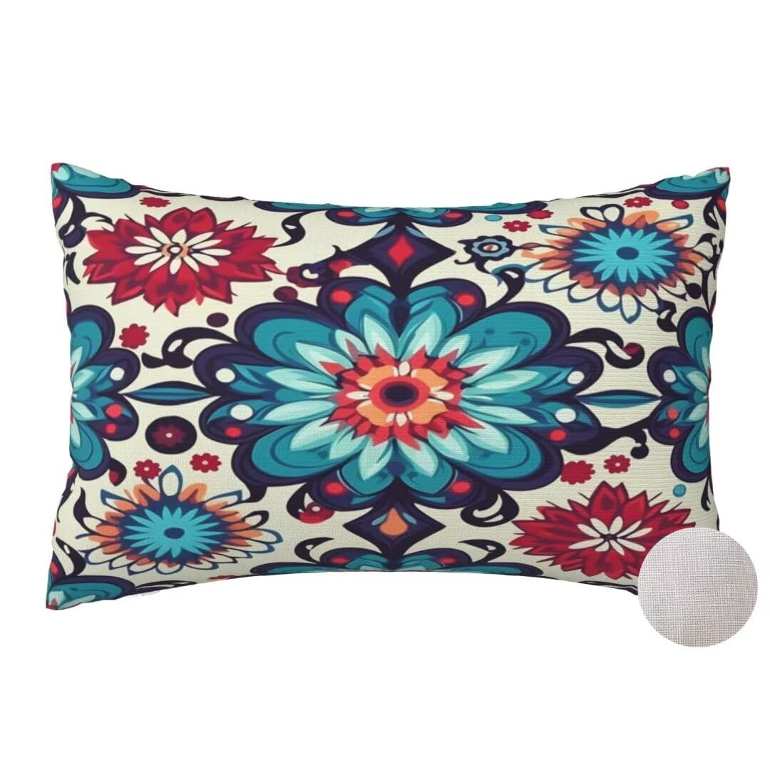 Housses de coussin 60x80 cm double face de qualité supérieure pour lit et canapé