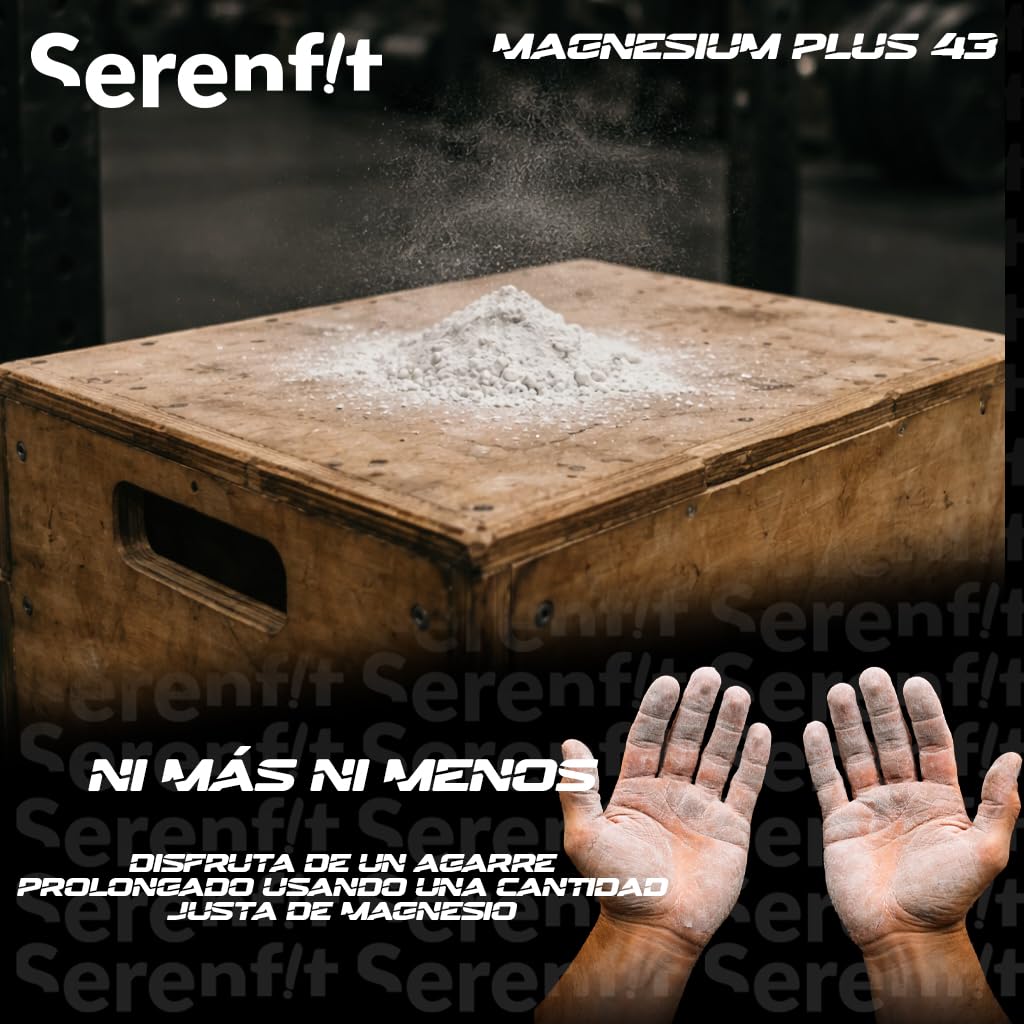 SERENFIT Carbonato de Magnesio en Polvo - magnesio Escalada - magnesio en Polvo Escalada - Polvo magnesio Crosstraining - magnesio calistenia (500 GR) — view 6