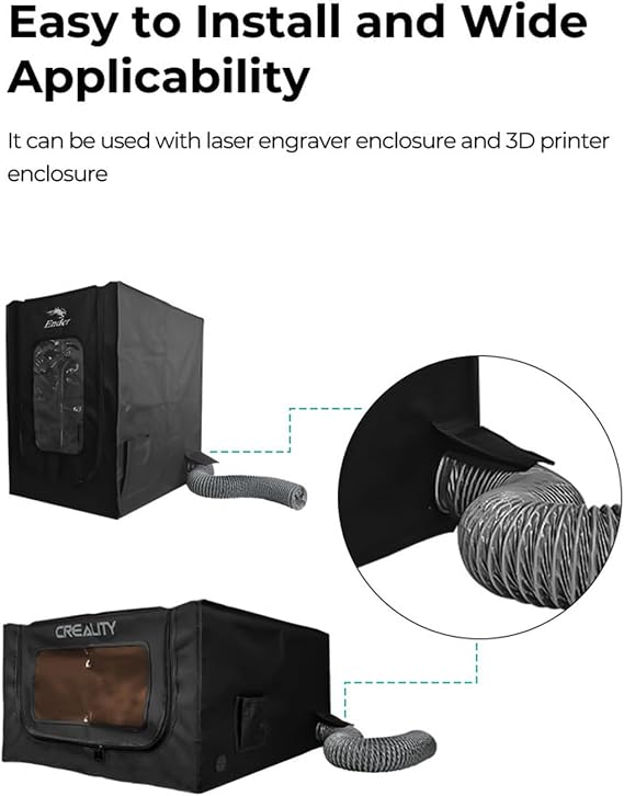 Creality Official Fan Extraction Kit for Ender Plus 3D Printer Enclosure