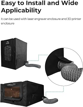 Creality Official Fan Extraction Kit for Ender Plus 3D Printer Enclosure