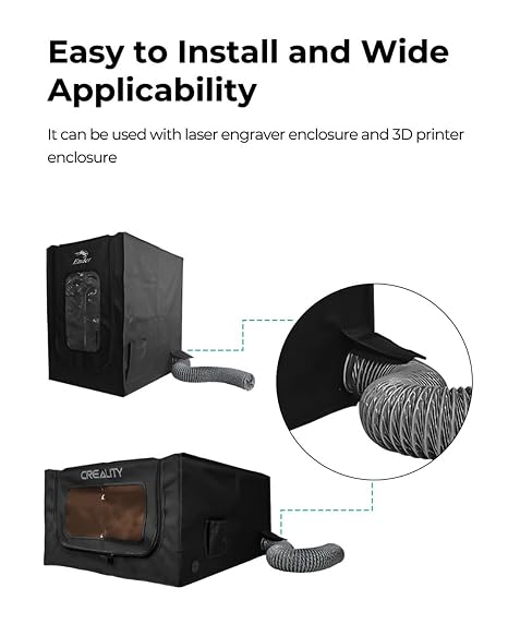 Creality 3D Printer Enclosure Bundle Fan Extraction Kit