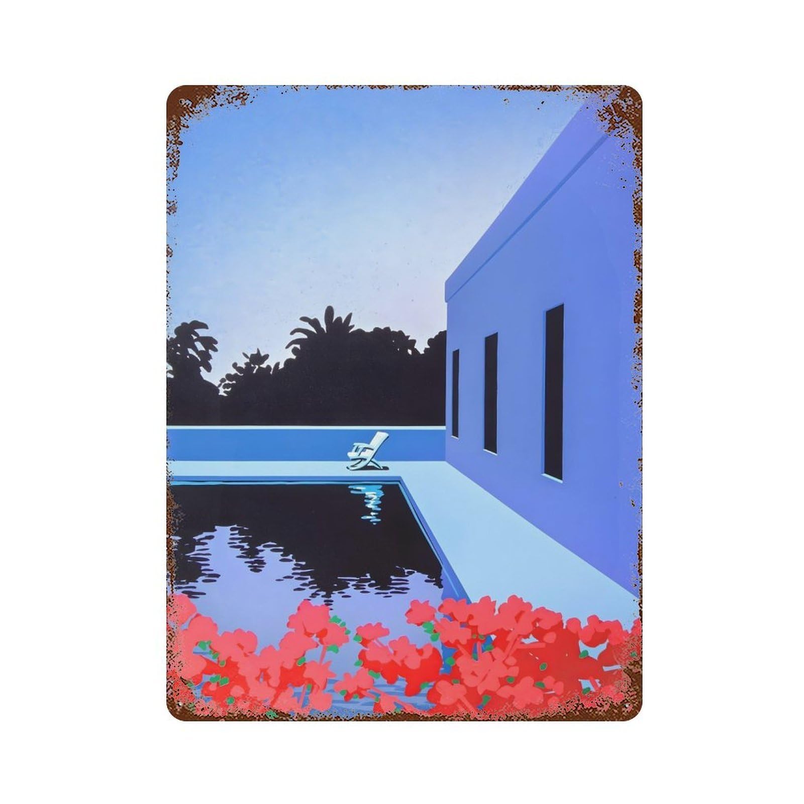 xiaoxiaoshen Hiroshi Nagai Landscape (15) Wall Decor Art Metal Tin Poster Modern Home Decor Art Home Bar Shop Decorations Vintage Sign 40x30cm