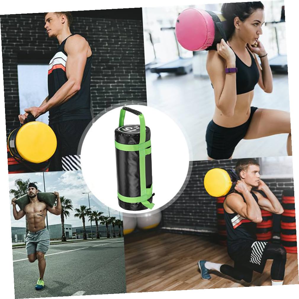 PRETYZOOM Sandsack Fitness Griffen Krafttraining für Gewichtstragender mit PVC Trainingssack aus Stoff und Fitnessübungen