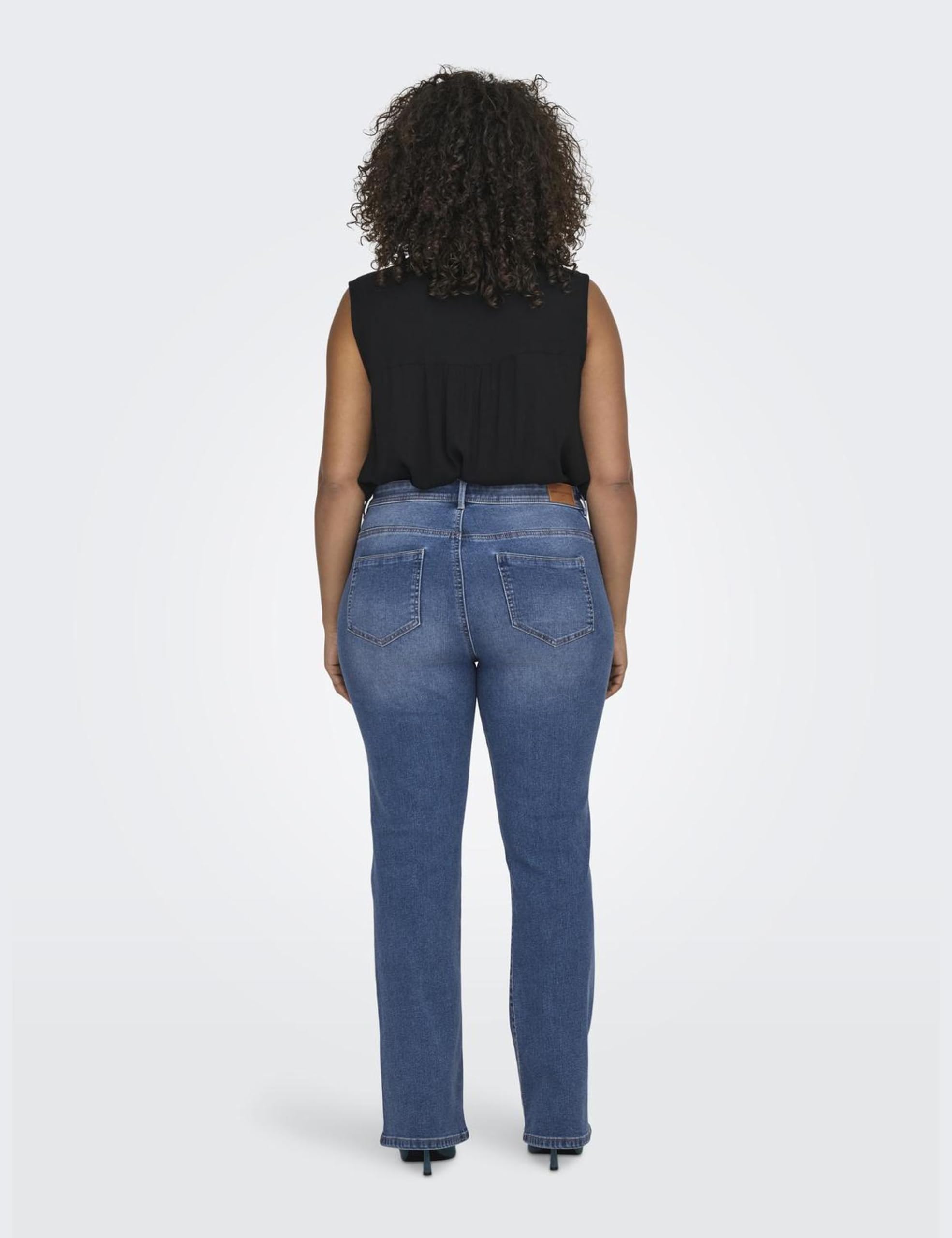Only Carmakoma - Carsally Reg Flared DNM Bj114-3 Noos, Pantaloni Donna