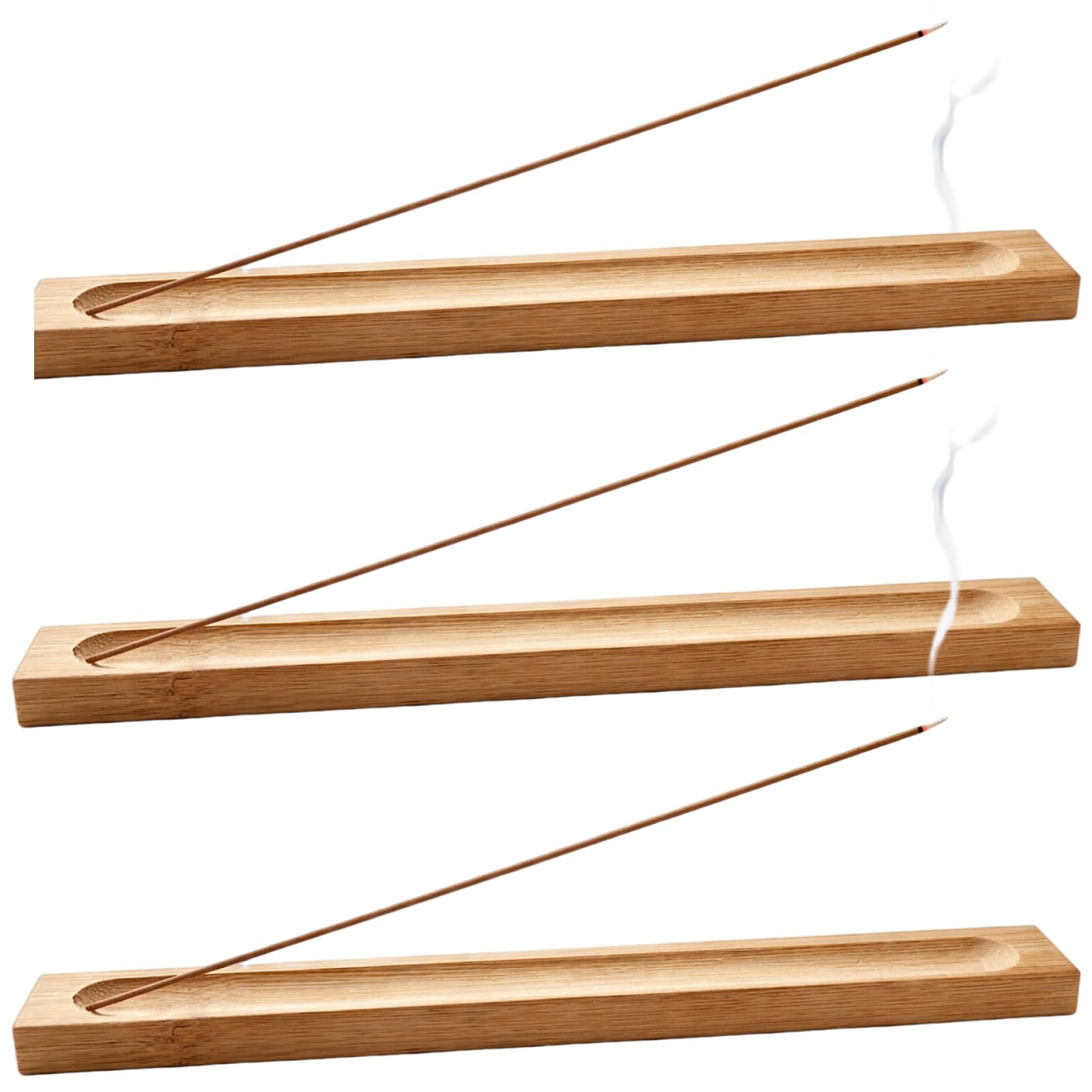 3 pezzi Portaincenso fatti a mano, raccoglicenere per bastoncini, per yoga e meditazione, per profumo aromatico in casa, ufficio o camera, decorativi e facili da pulire - 1