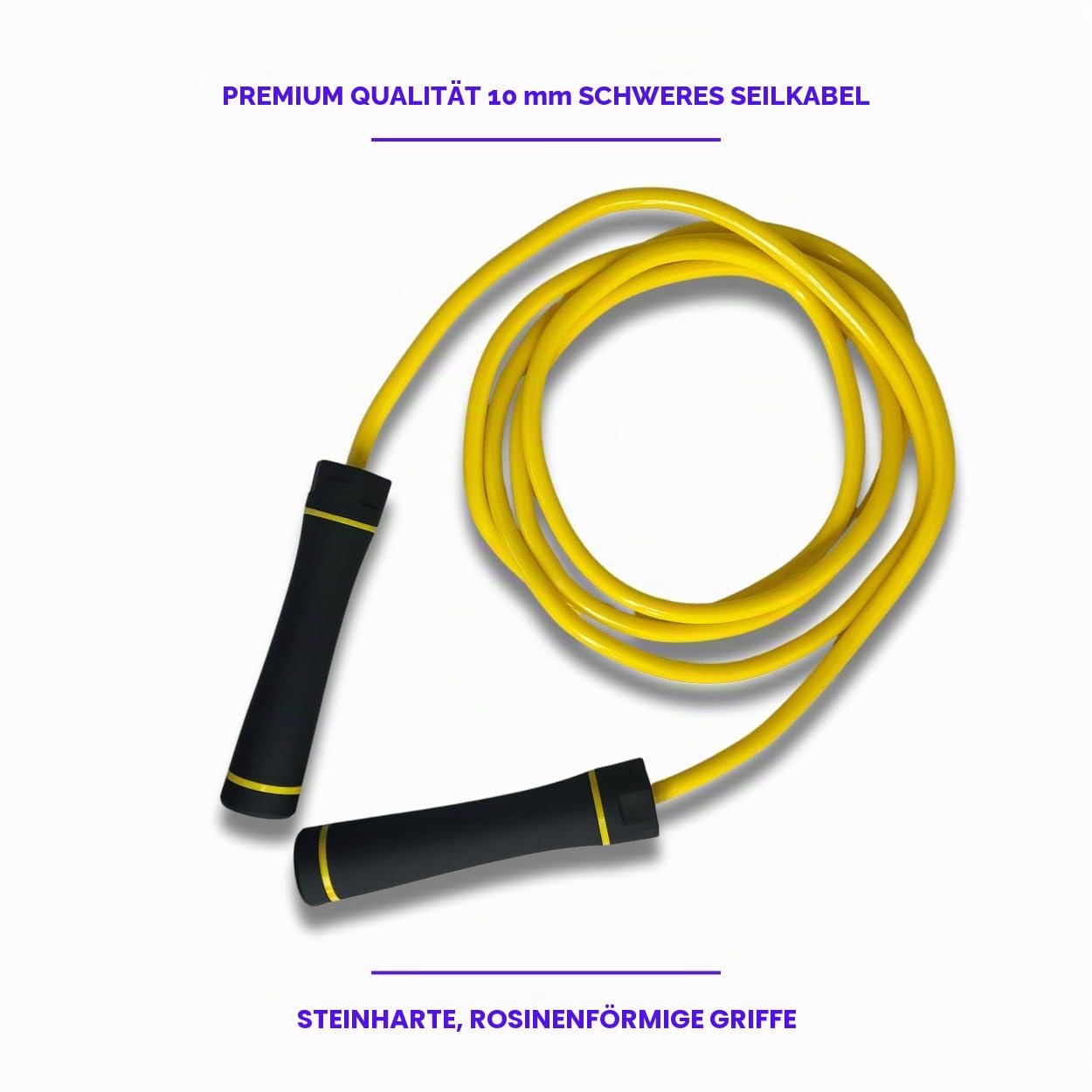 Professionelles Springseil Set Mit Workout App - Elevate Rope - 3 x Verstellbares Jump Rope - Springseile für Erwachsene - Geschwindigkeit, Perlen, Heavy Rope - Cardio, Power & Tricks - Indoor &