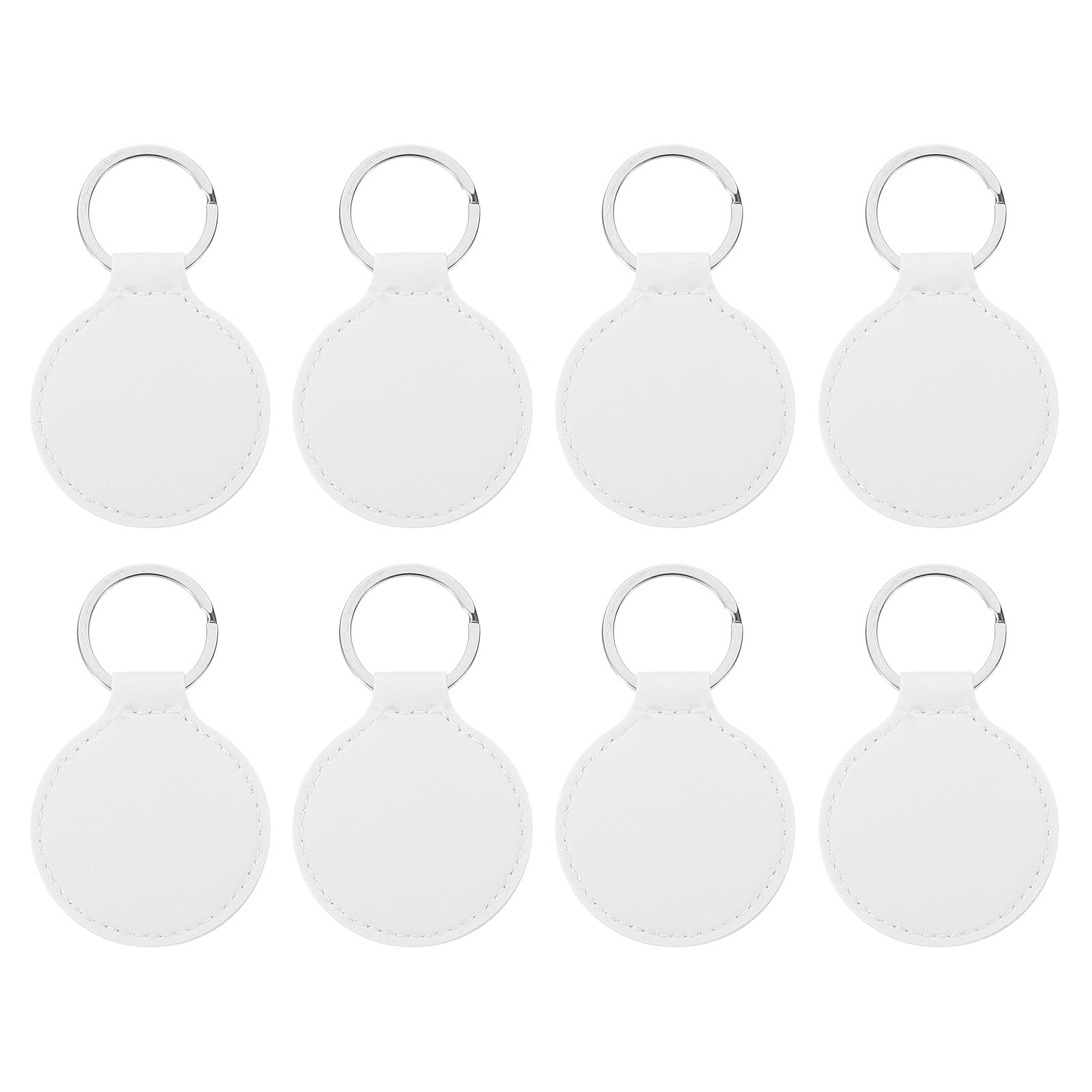 Amazon.com: PATIKIL Leather Blank Keychains, 8Pcs Round