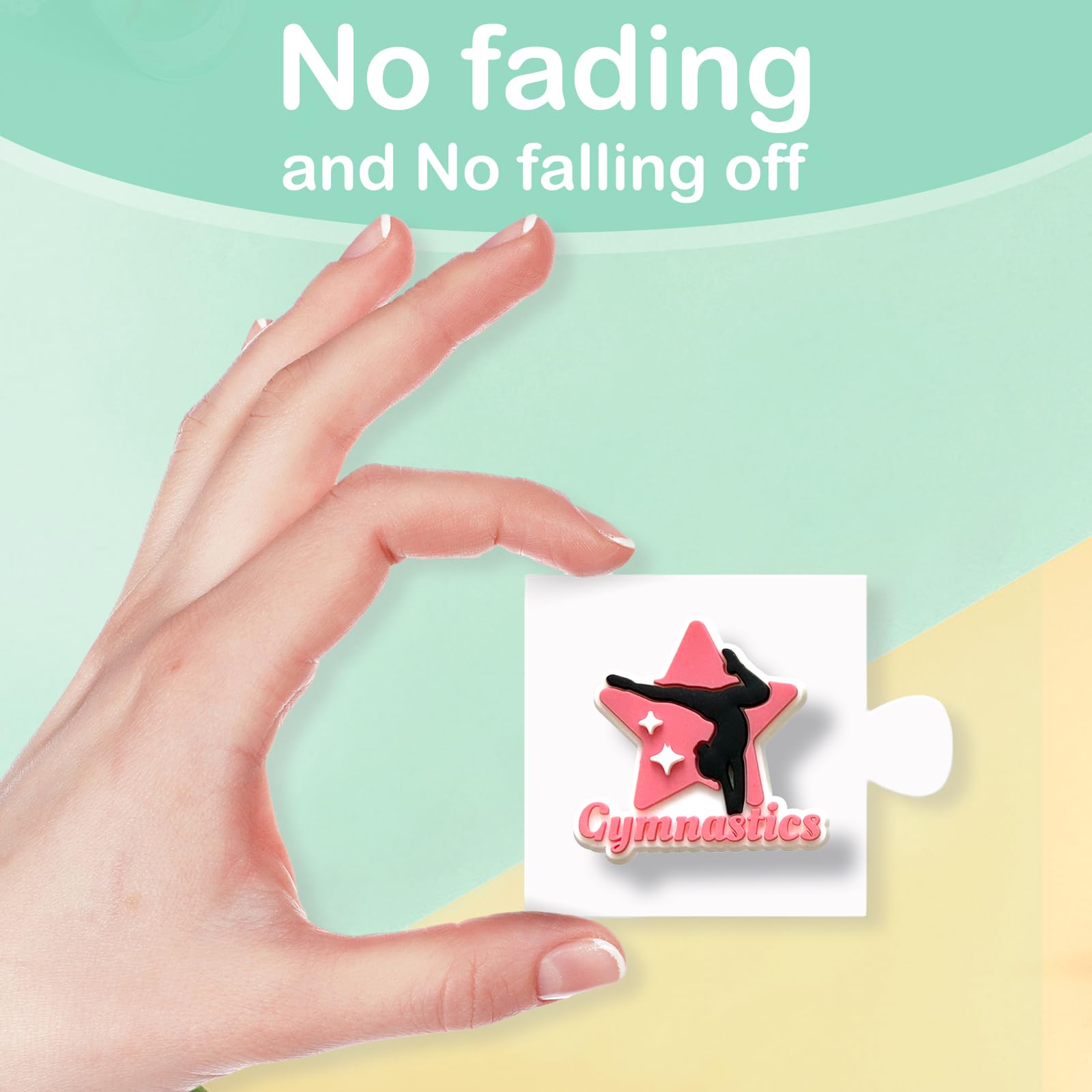 Sports Shoes Charms Decoration, Ball Cheerleading Fitness Softball Running Baseball Gymnastics Ballet Tennis Soccer Swimming Volleyball Basketball Football Skiing Shoe Charms for Croc Clog Sandals