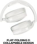 Skullcandy Hesh Evo Wireless Over-Ear Bluetooth Headphones, Noise Isolating, Up to 36 Hours Battery, Foldable Lightweight Design, Microphone for iPhone Android - Bone