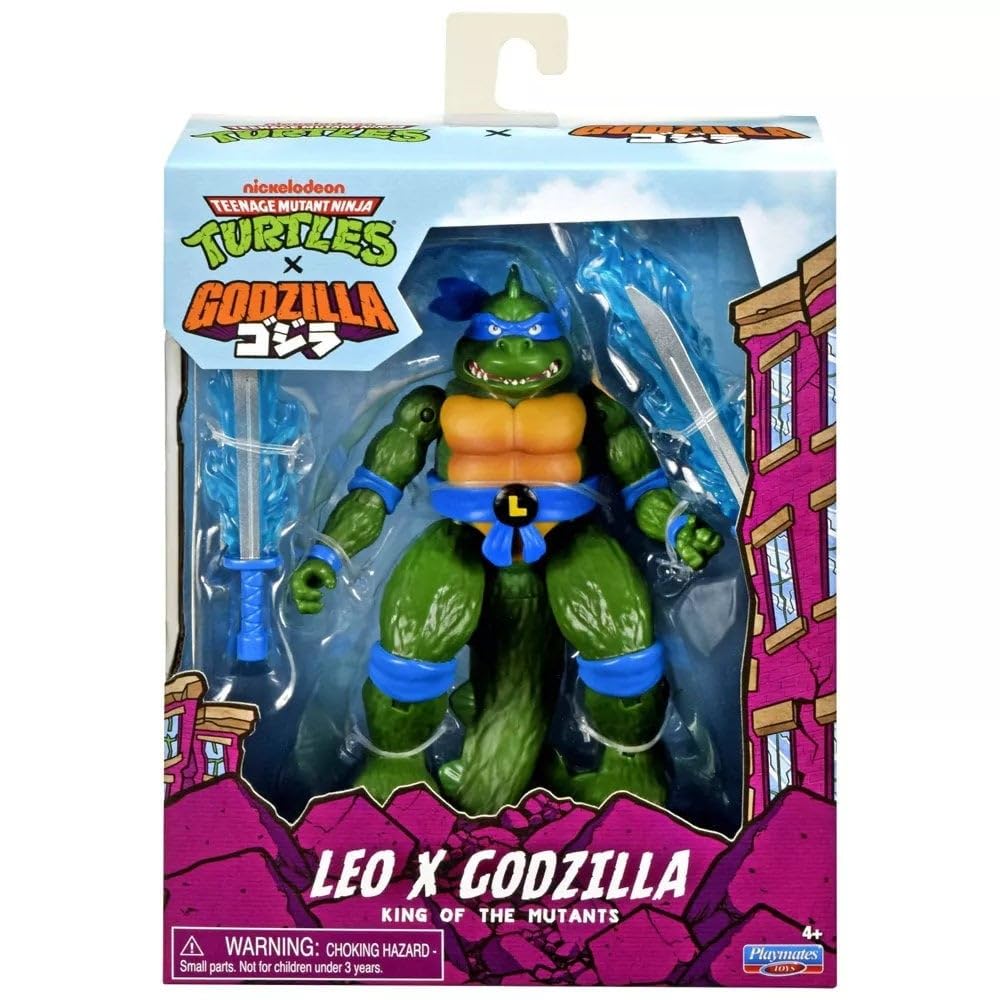 Teenage Mutant Ninja Turtles TMNT x Godzilla Figure Leo