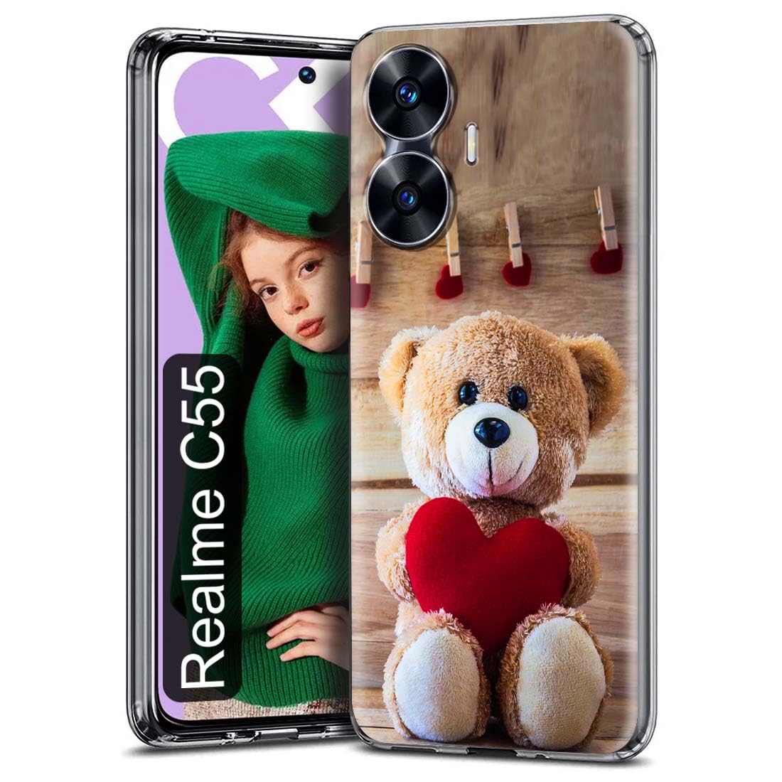 Fashionury TPU Designer Case for Realme Narzo N55/ Realme C55 Back Cover for Realme Narzo N55/ Realme C55 Printed Back Cover -D0668, Multi-Coloured (B0BZGXFBQ8) Amazon Price History, Amazon Price Tracker