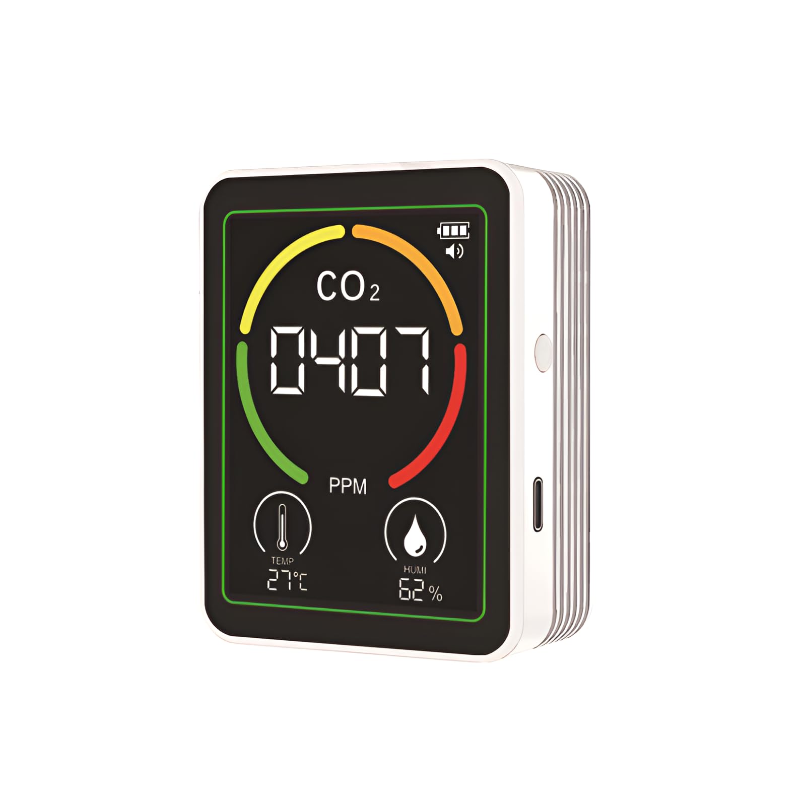 Amazon.co.jp: [Mokcoliy]CO2モニター PM2.5モニター 空気品質センサー