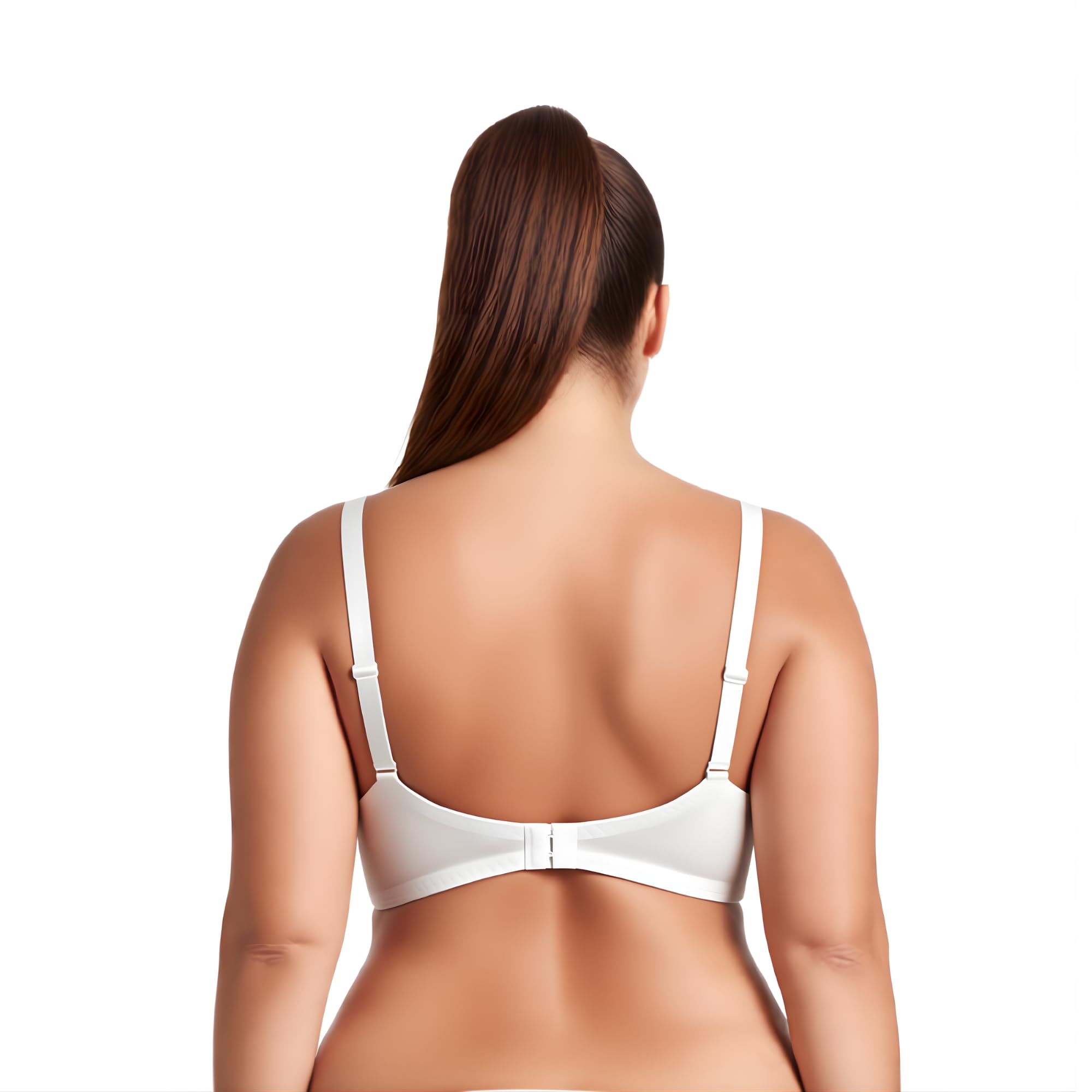 Curve Muse aux Femmes Grande Taille Minimiseur Soutien-Gorge à Armatures avec Broderie de Dentelle - Paquet de 2