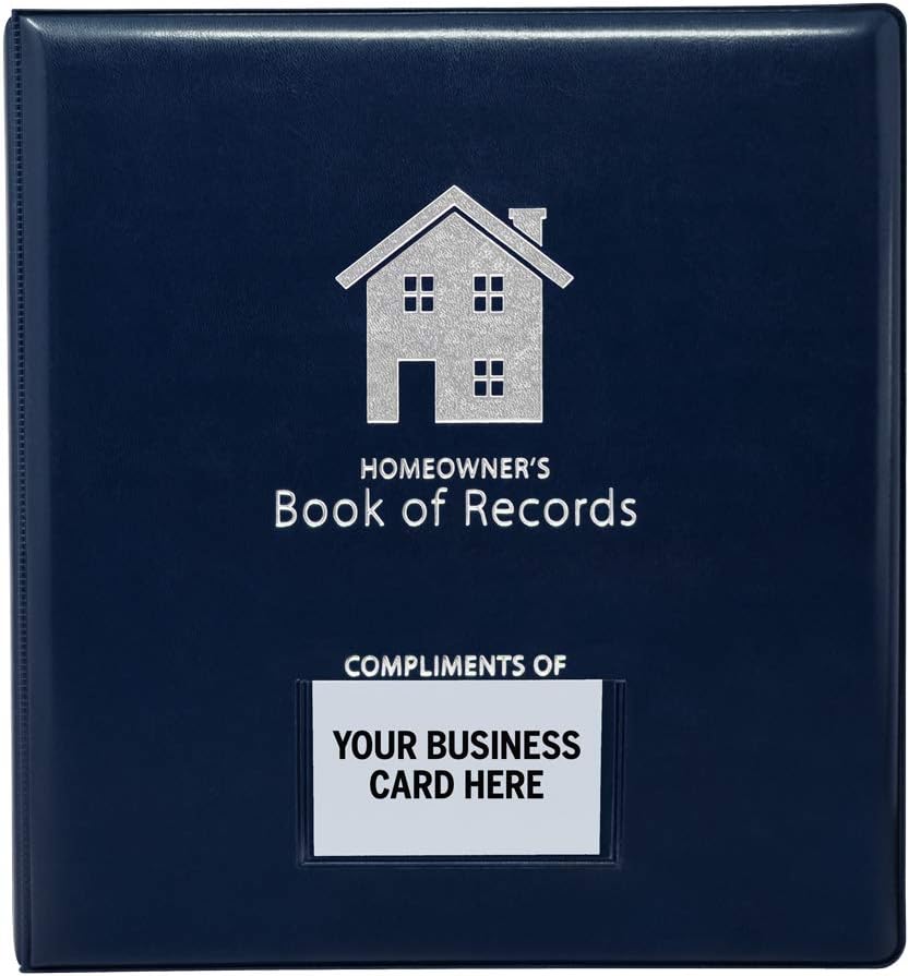 The Homeowner's Book of Records (Navy) : Home & Kitchen