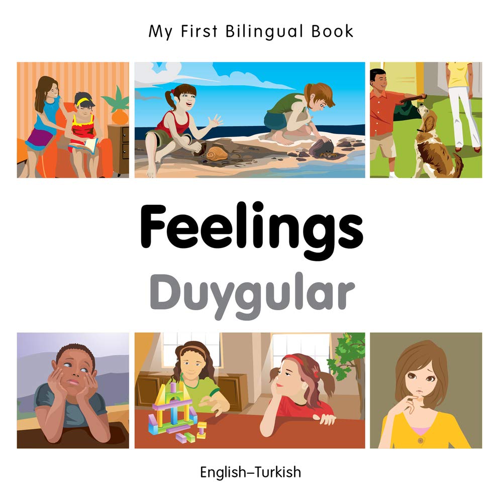 My First Bilingual Book -  Feelings (English-Turkish) by Milet Publishing