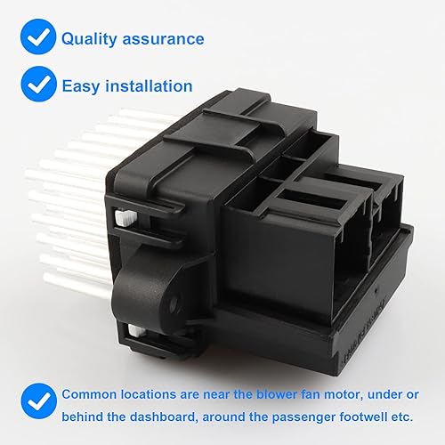 Miniatura 3 de Resistencia del motor del soplador HVAC, reemplazo G3GZ-19E624-A compatible con Ford Lincoln - Edge Expedition Navigator 2015-2024, Fusion MKZ