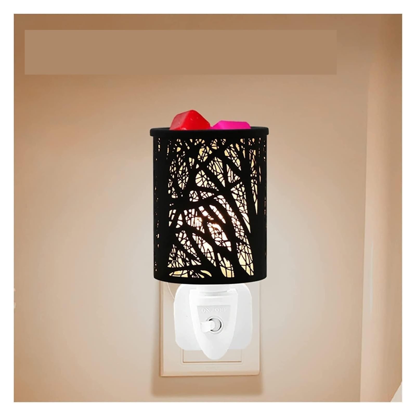 Lampada scaldacandele, lampada scaldacandele creativa in metallo, lampada a cera fusa con spina, lampada a candela for aromaterapia con olio essenziale, for la decorazione della camera da letto di cas
