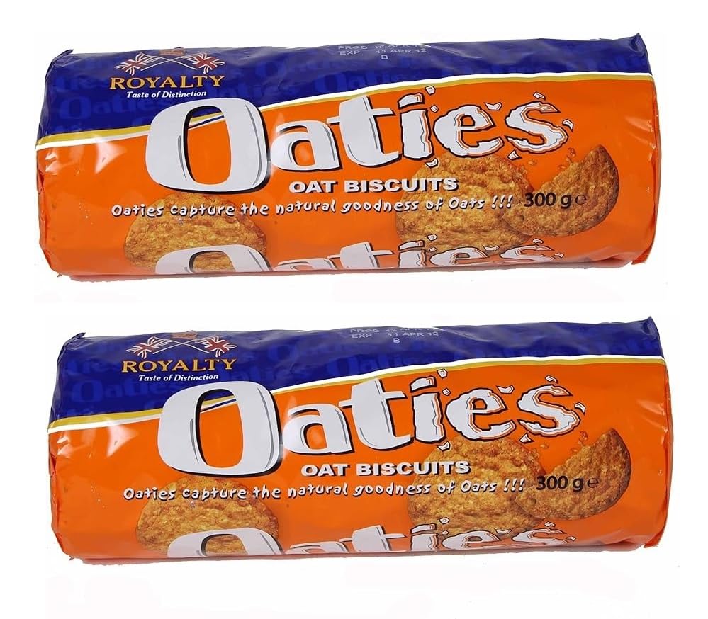 Royalty Oaties Oat The Natural Goodness Of Delicious Oats Biscuits 300gm (Pack Of 2) Imported