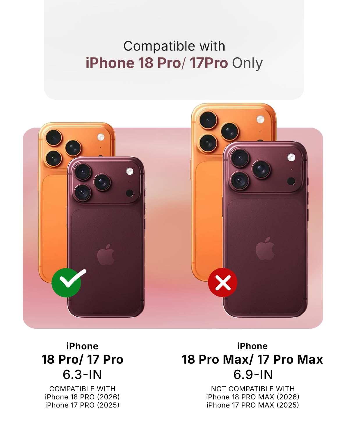 RAEGR Case | Anodized Aluminum Bumper | Compatible with iPhone 18 Pro/iPhone 17 Pro | Supports Magnetic Wireless Charging | Edge Armor Protective Minimal Case - Burgundy — Amazon image 2