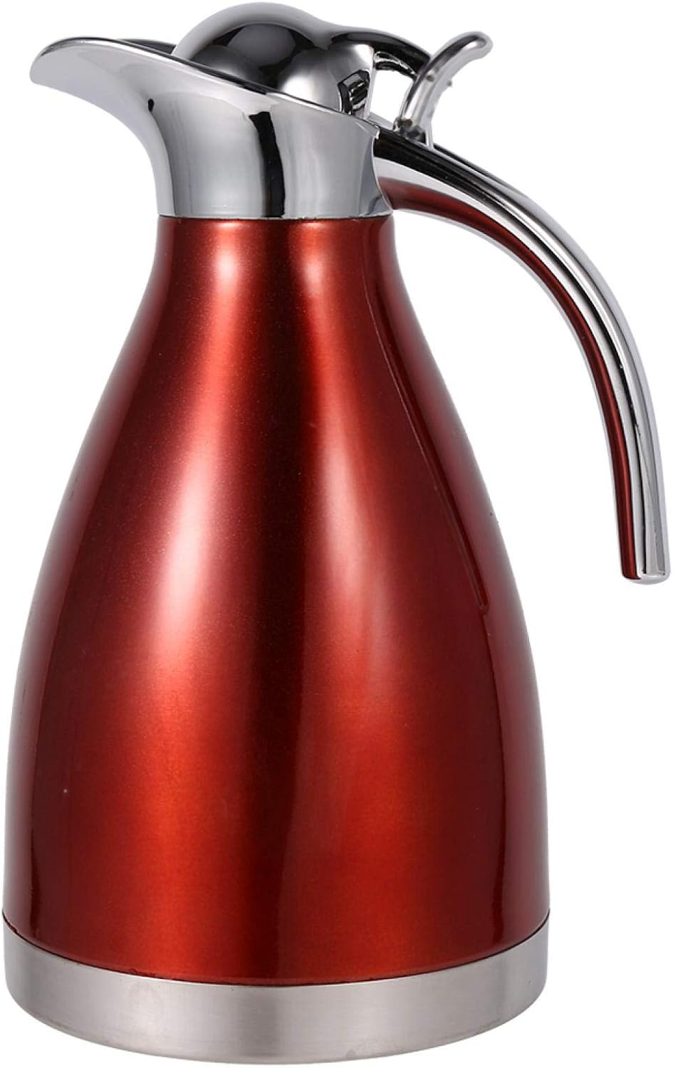 Tea Kettle for Stove Top, 2.5QT Insulated Coffee Flask with Double Wall Stainless Steel, Whistling Tea Pot with Ergonomic Handle, Thermal Beverage Dispenser for Home, Camping