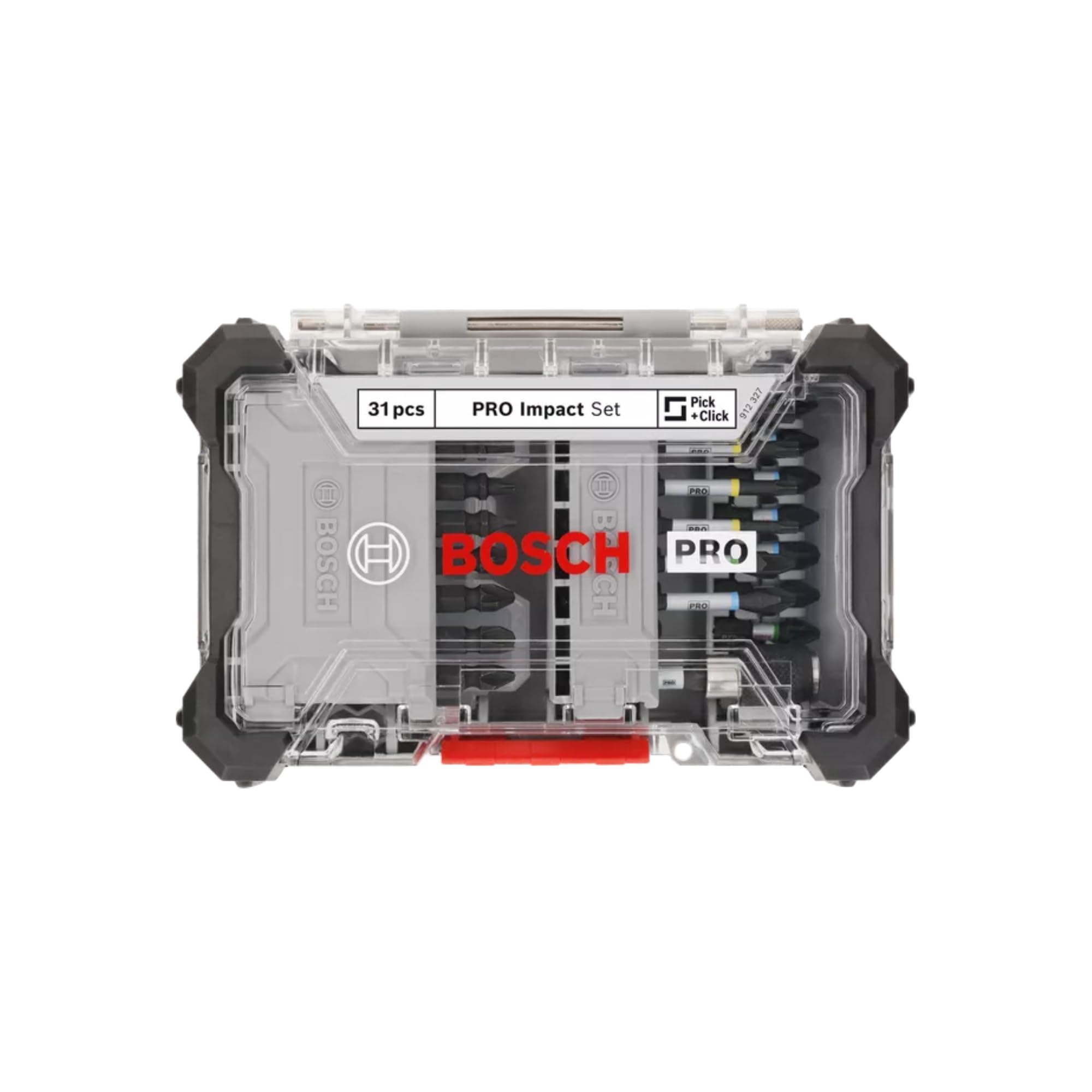 Bosch 31 tlg. Schrauberbit Set (Impact Control, Pick and Click, Professional Zubehör Schlagschrauber)