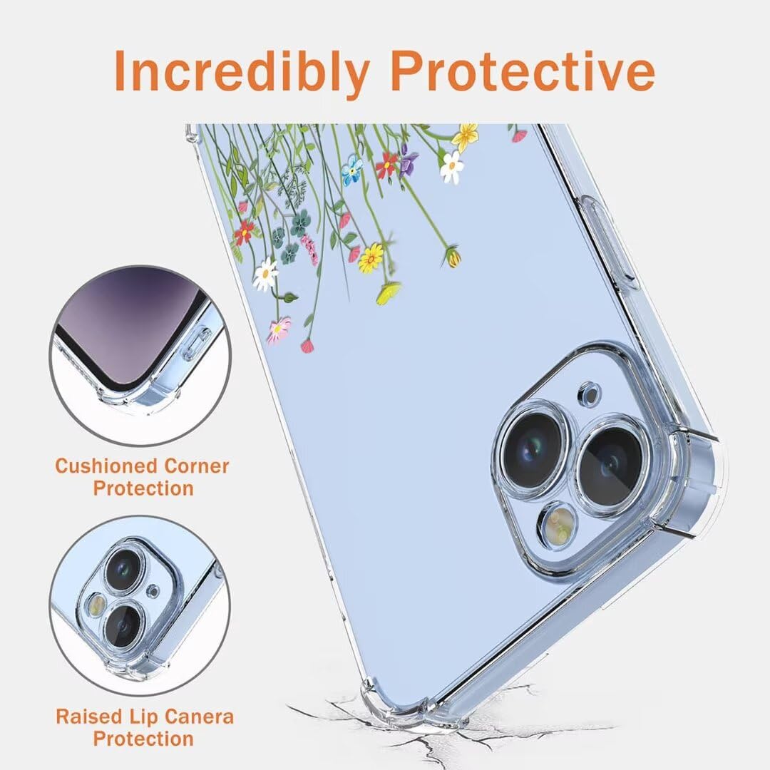 Casing For Redmi Note 13 Pro 5G Xiaomi Redmi Note 13 Pro Plus Redmi Note 13 4G Case Cover Flower Landscape Painting Clear Shell Back Cover Japan Anime TPU Transparent Soft Silicone | PH - View #10