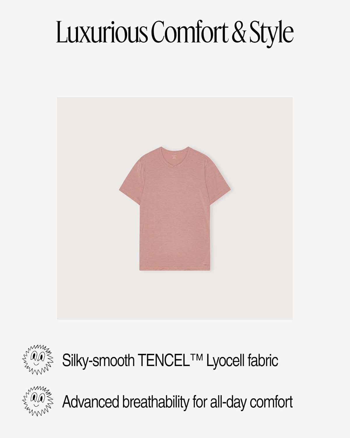 Organic Basics Mens Soft Touch Tee - Image 4