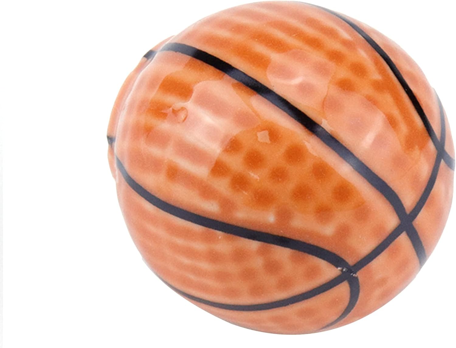 Basketball Shape Drawer Knobs Ceramic Cabinet Pull Knobs Decorative Dresser Wardrobe Pull Handles 2PCS with Screws