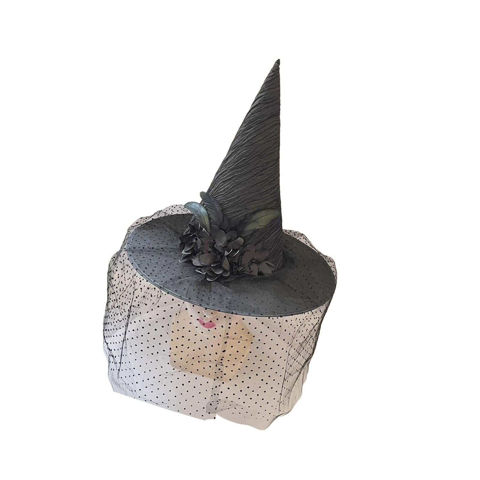 Xjdzineq Brim Witch Hat Elegant for Fashion Enthusiasts and Halloween Party Costum Wizard