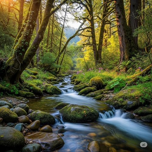 Pure Nature: Relaxing Sound of a Stream Podcast Por arte de portada