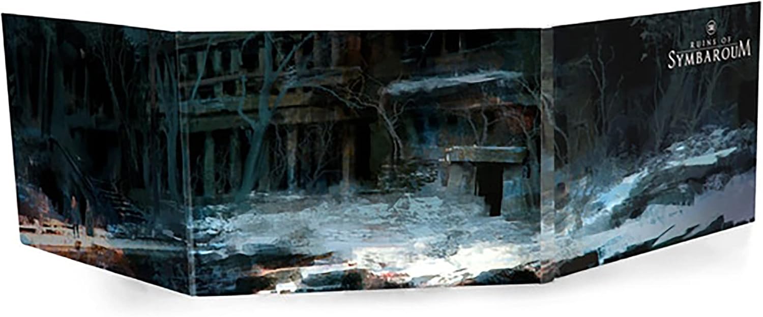 Free League Ruins of Symbaroum 5E: Gamemaster's Screen with 28-Page Adventure Booklet for Immersive RPG Campaigns