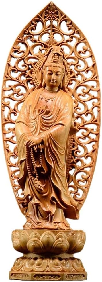 ULTRAWAVE Sculpture Wood Carving Ornaments Solid Wood Head Root Carving Home Mahogany Crafts Desktop Decorations