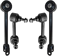 Vista 236 de Detroit Axle - 4 brazos de control de extremo delantero para Nissan Frontier Xterra 2000-2004 Brazos de control inferior y superior con rótulas