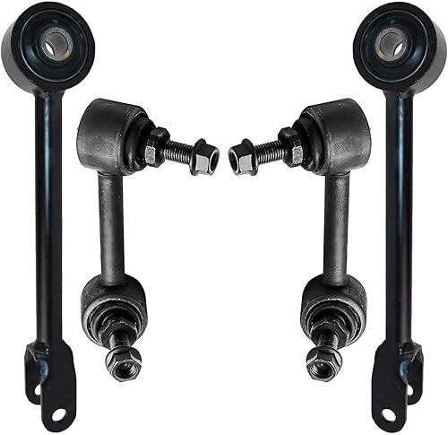 Miniatura 149 de Detroit Axle - Kit de 4 brazos de control delanteros para Chrysler 300 Dodge Challenger Charger Magnum, 2 brazos de control delantero inferiores con