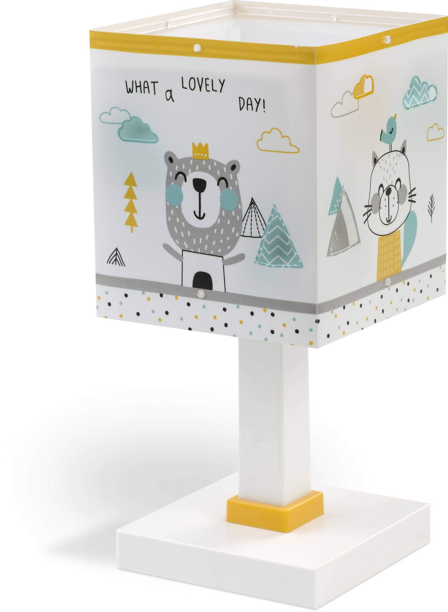 Dalber Hello Little Lámpara Infantil de Mesilla Escritorio Multicolor (73241), E14