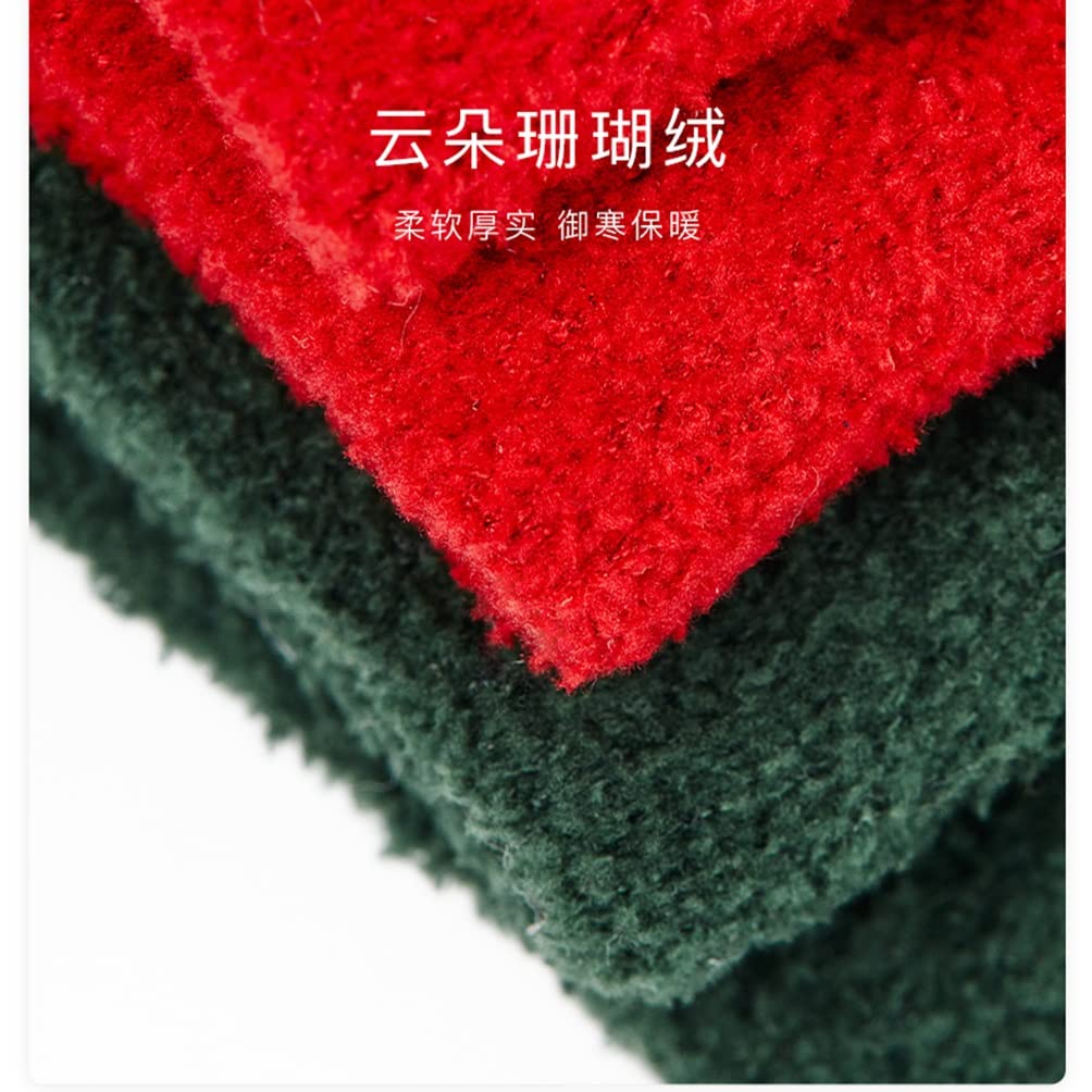 Calzini Femminili Rossi del Nuovo Anno Cinese, Calze di Tubi di Cotone Puro Autunno E Invernale, 2022 Regalo del Nuovo Anno di Festival della Primavera, 2 PCS. (Color : Red, Size : 34-39)