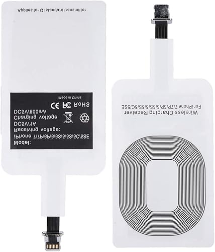 Miniatura 10 de Receptor de carga inalámbrico Qi, adaptador de cargador inalámbrico de 5 V 1000 mAh, módulo receptor Qi de carga rápida Plug and Play para teléfono