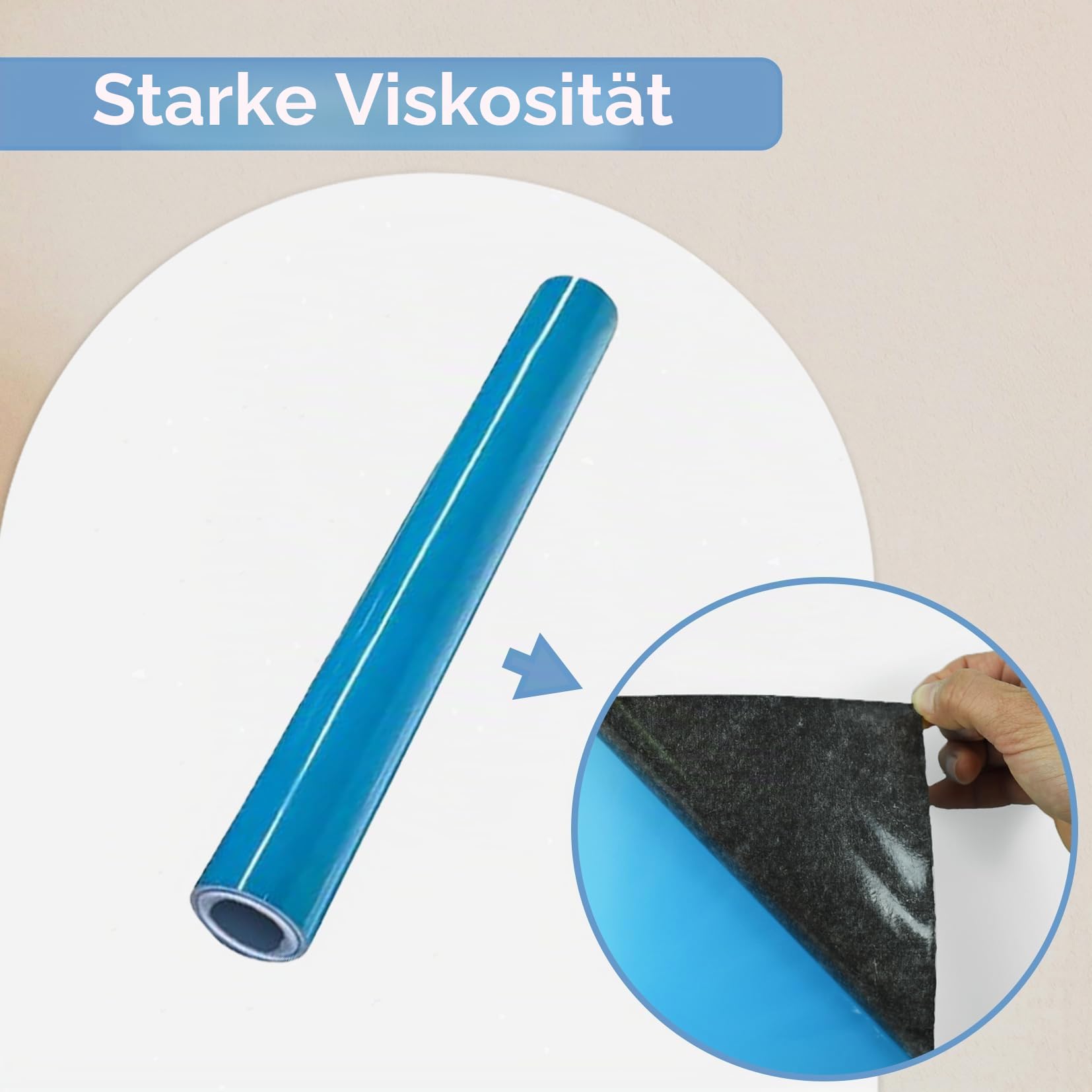 Magnetisches Whiteboard-Kontaktpapier für die Wand, abziehen und aufkleben, selbstklebende Whiteboard-Rolle für Zuhause, Schule, Weiß, 80100WH