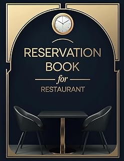 Reservation Book For Restaurant 2025: Seamlessly Record and Organize Dining Appointments with Daily Customer Tracking and Time-Saving Event Planning Tools