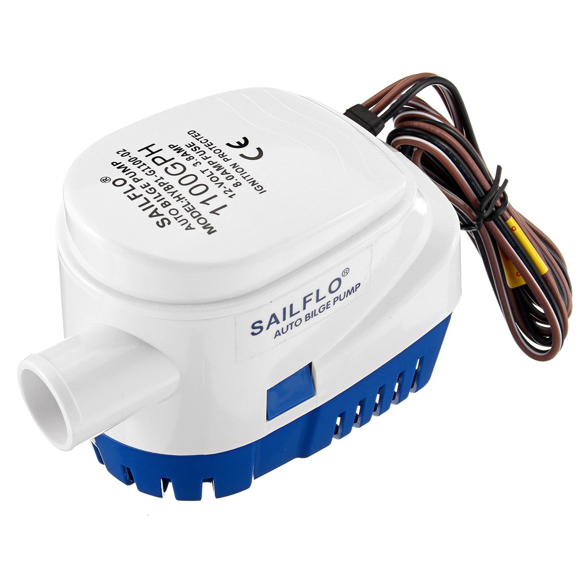 ChaRLes 12V 1100Gph Sentina Pompa Acqua Interruttore Galleggiante Sommerso