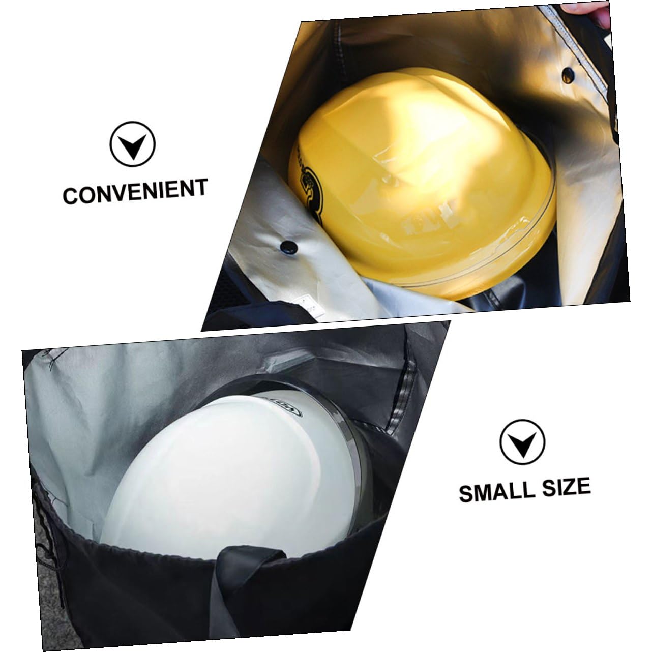 PRETYZOOM 4 Set Borsa Per Casco Sacchetto Imbottito Per Caschi Design Con Corda Per Caschi Attività Sportive Protezione Contro Graffi E Polvere 2 Pezzi*4