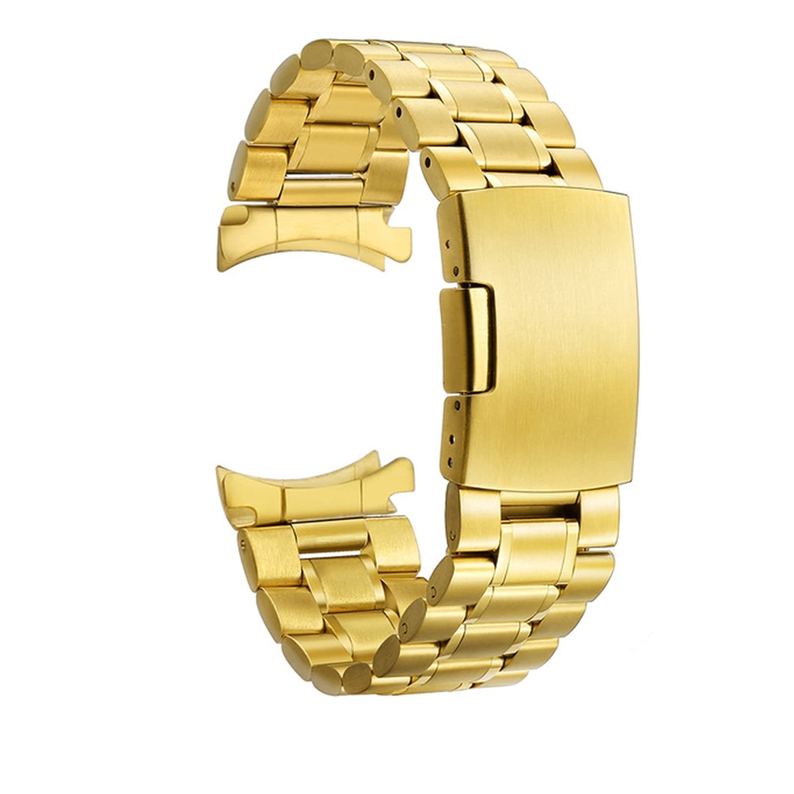 Bracelet acier inoxydable 20mm boucle pliante style urbain chic