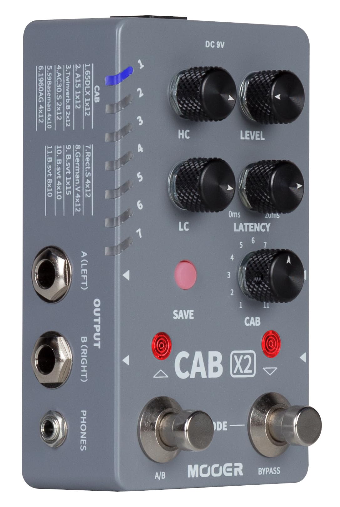 MOOER Effects CAB X2 - Simulatore per display