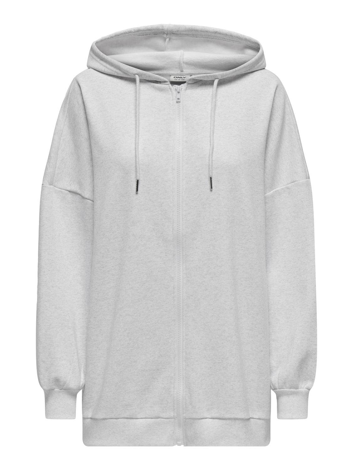 ONLDAZE L/S OVERSIZE ZIP HOOD SWT Sweatshirt Kadın