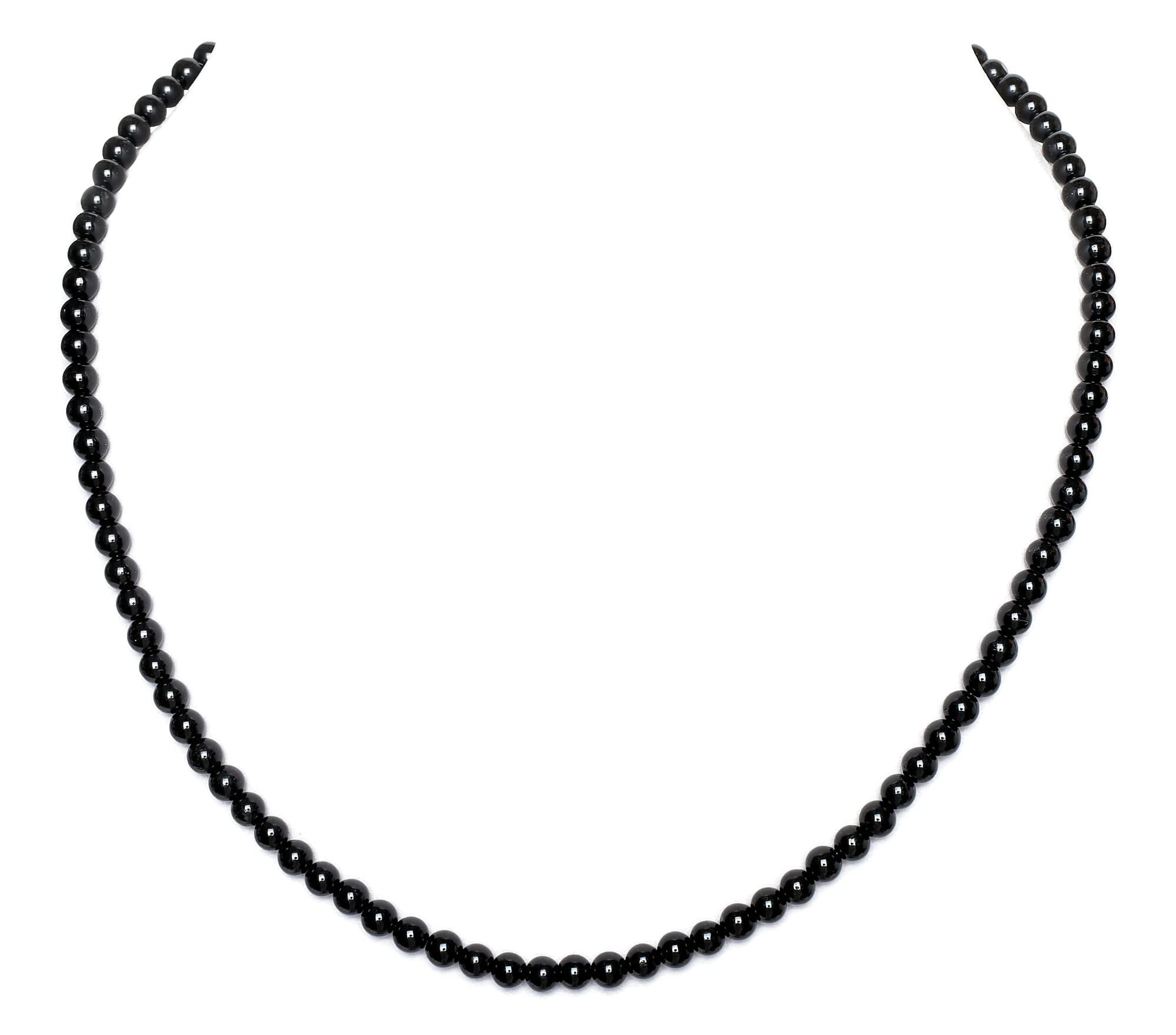 Edelstein Kette Steinkette Kugelkette 4mm - Edelstein wählbar