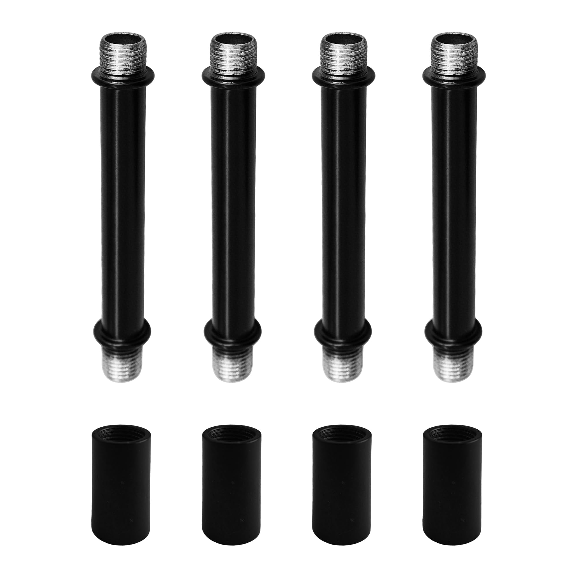 Lamp Rod Thread Size M10 Thread Lamp Rod Kit 6 Set 70mm Straight Pipe Lamp Stem Kit M10 ...